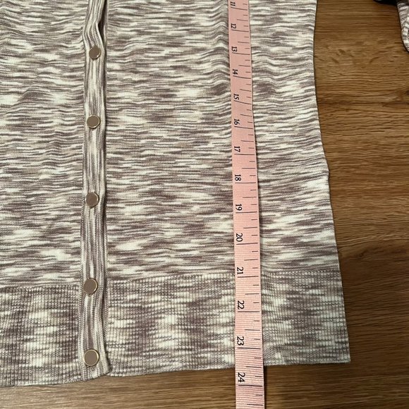New York & Company Beige Marl Cardigan Size Small - Picture 4 of 6